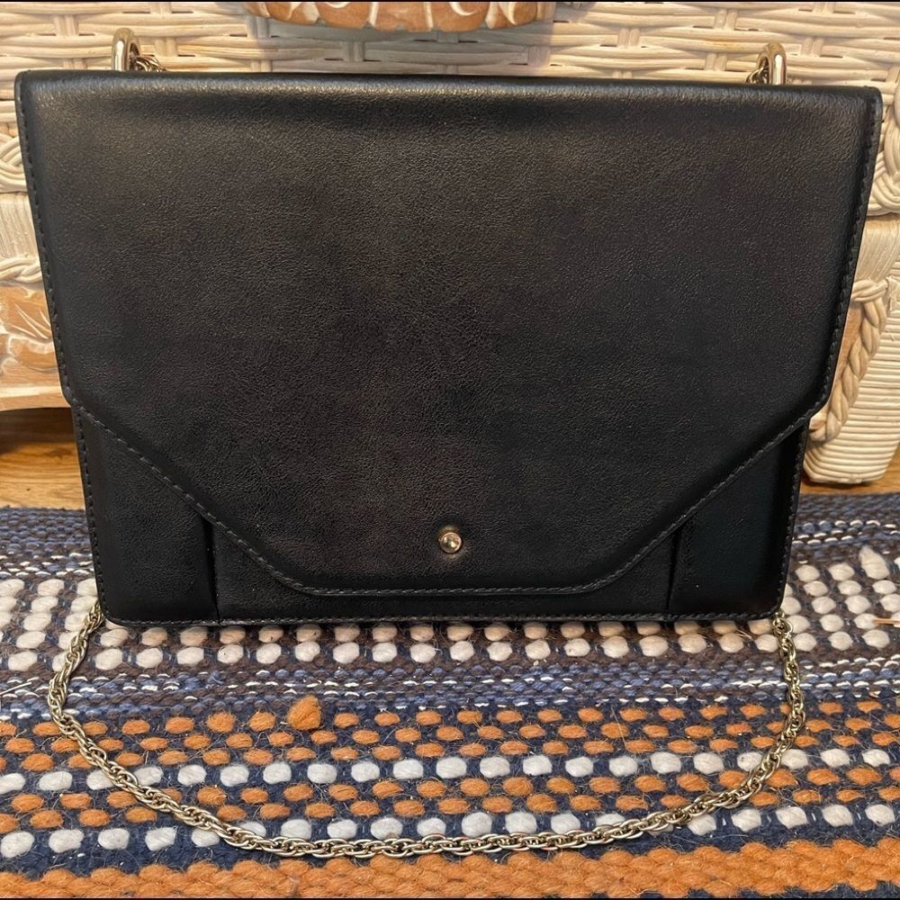 Banana Republic black envelope purse